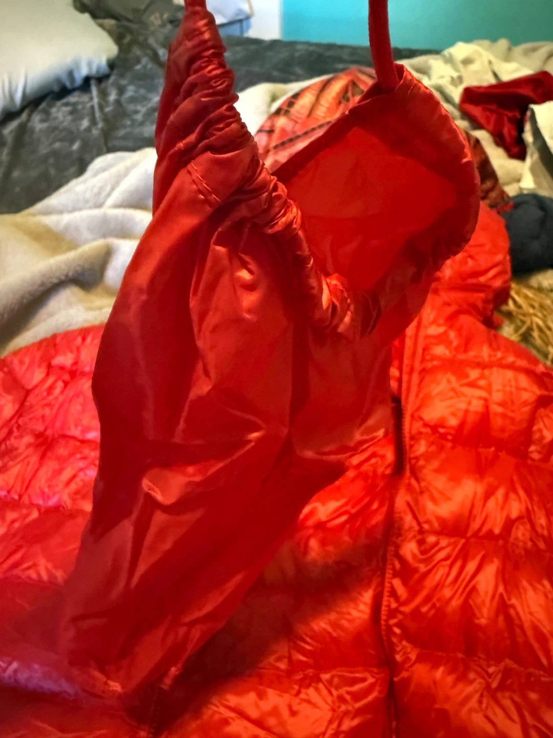 Uniqlo Ultra Light Down Jacket - Red, XL - photo 5