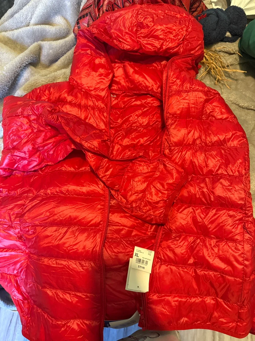 Uniqlo Ultra Light Down Jacket - Red, XL image indicator(4)