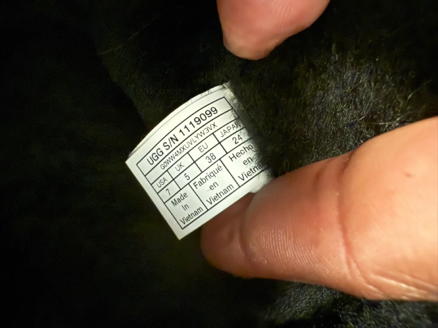 WOMEN’S UGG Black Velvet Boots - Size 7 image indicator(10)