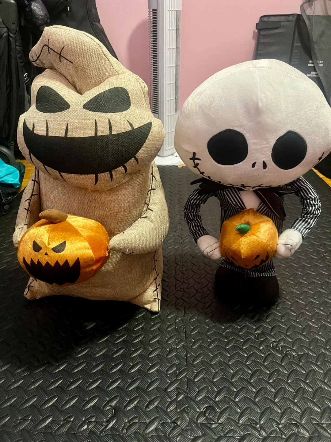 NBC Jack Skellington & Oogie Boogie Plush Dolls thumbnail