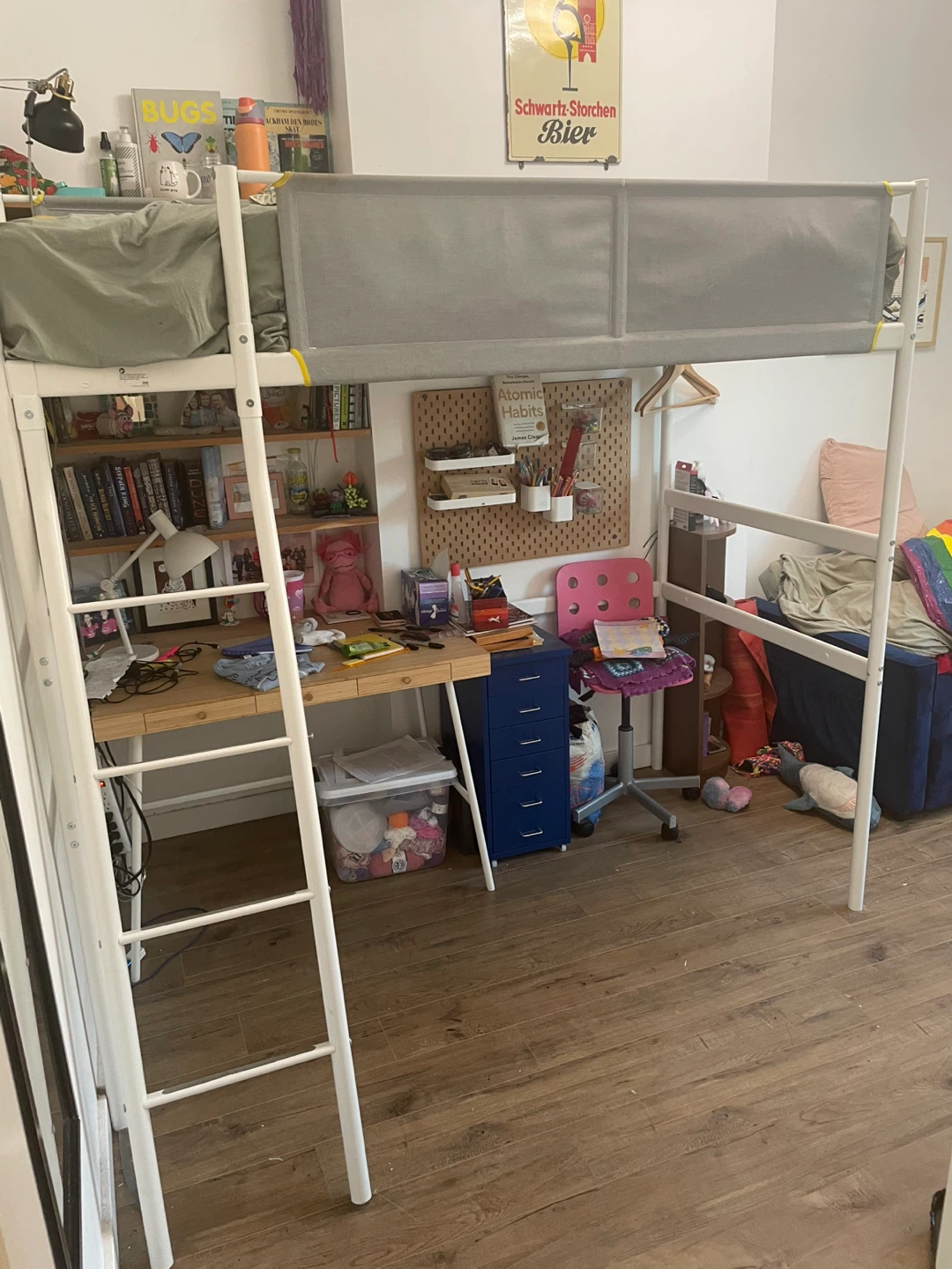IKEA Småstad Loft Bed with mattress