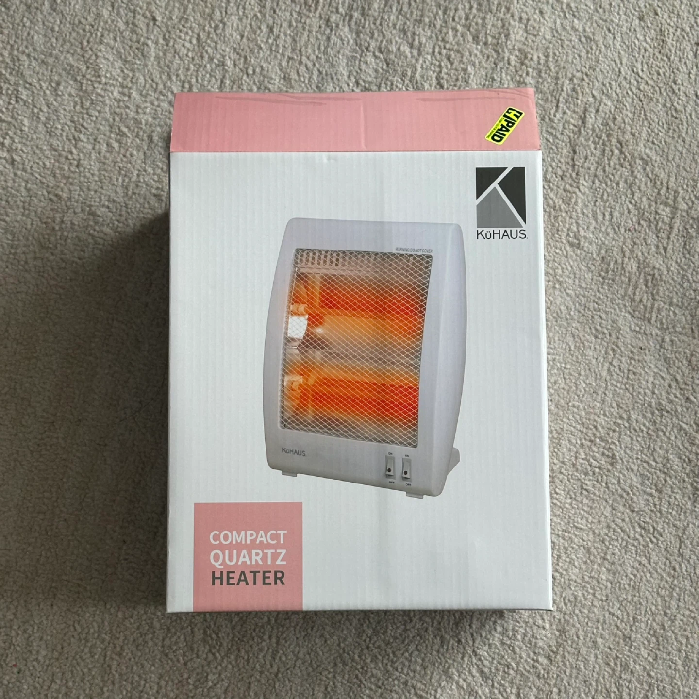 KōHAUS Compact Quartz Heater
