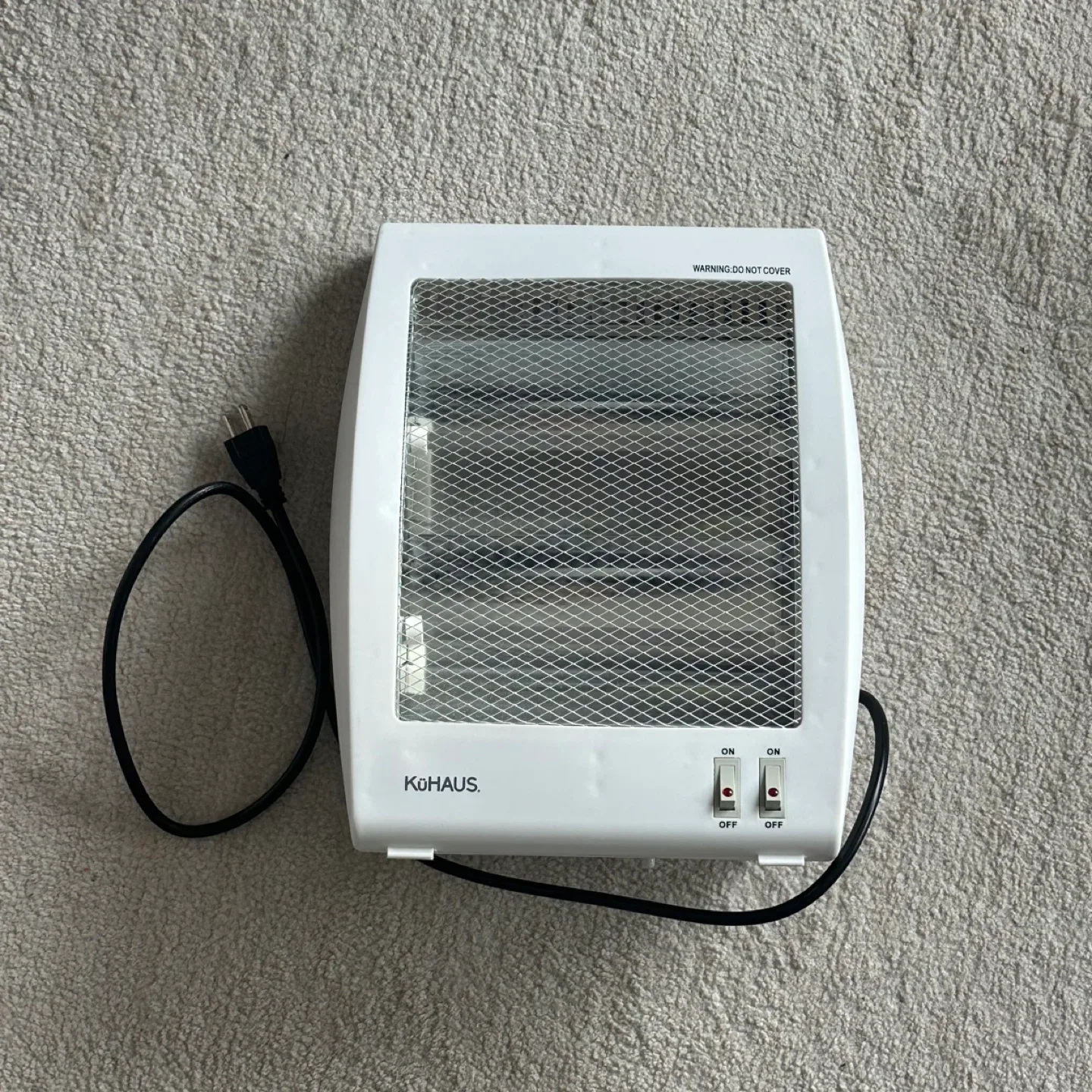 KōHAUS Compact Quartz Heater image indicator(2)