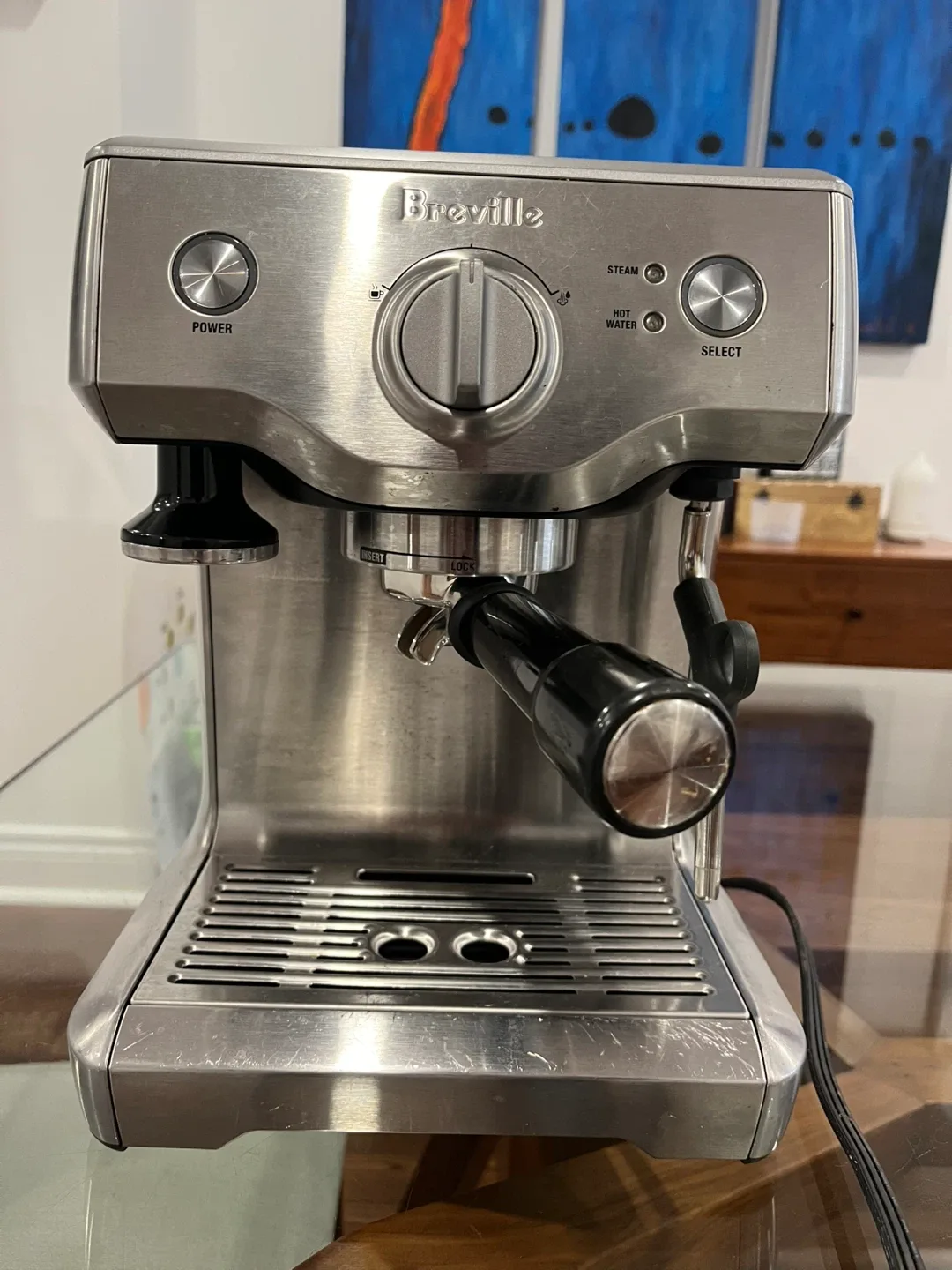 Breville Espresso Machine + Portafilter, Tamper, and Accessories thumbnail