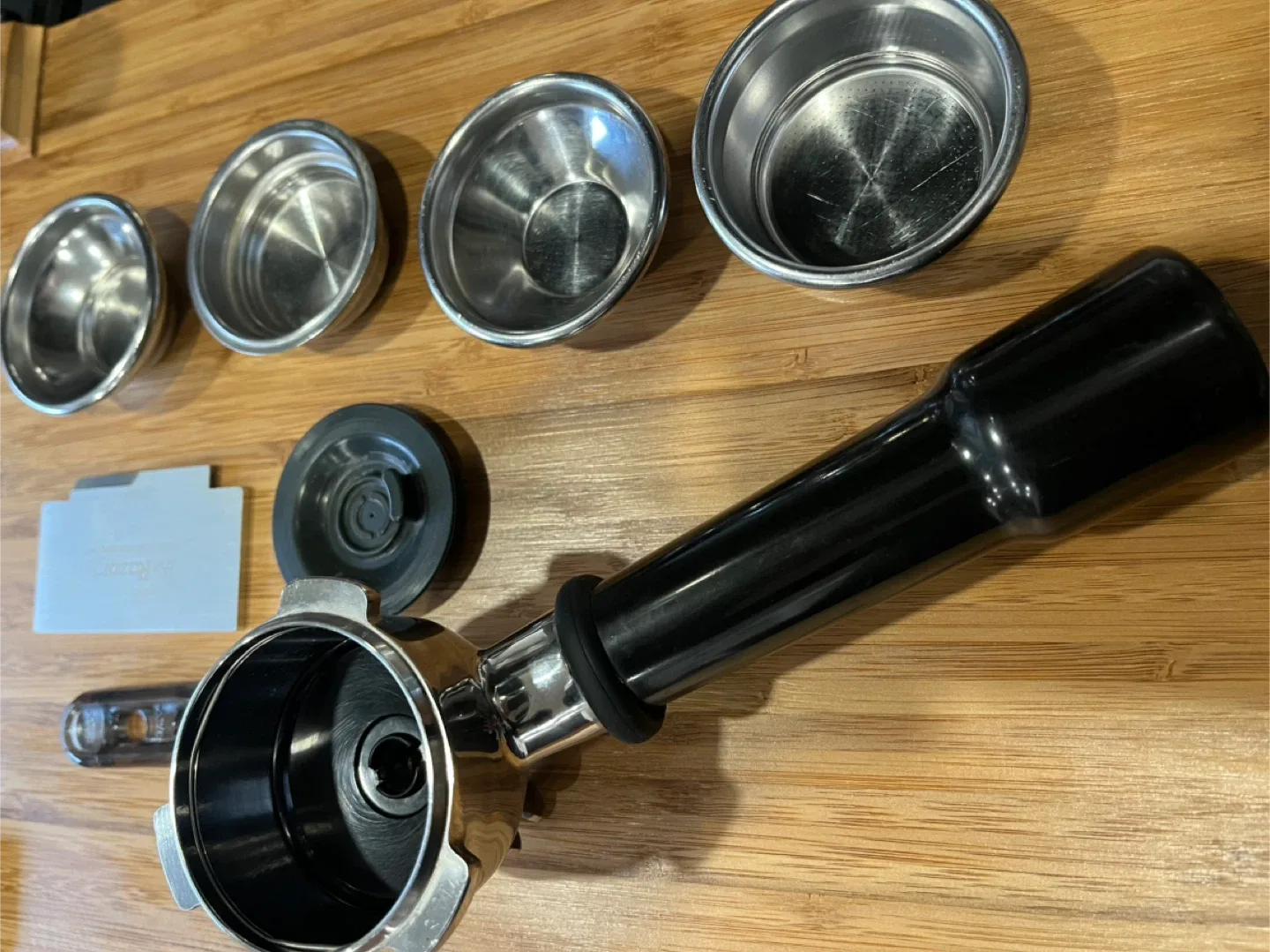 Breville Espresso Machine + Portafilter, Tamper, and Accessories image indicator(5)
