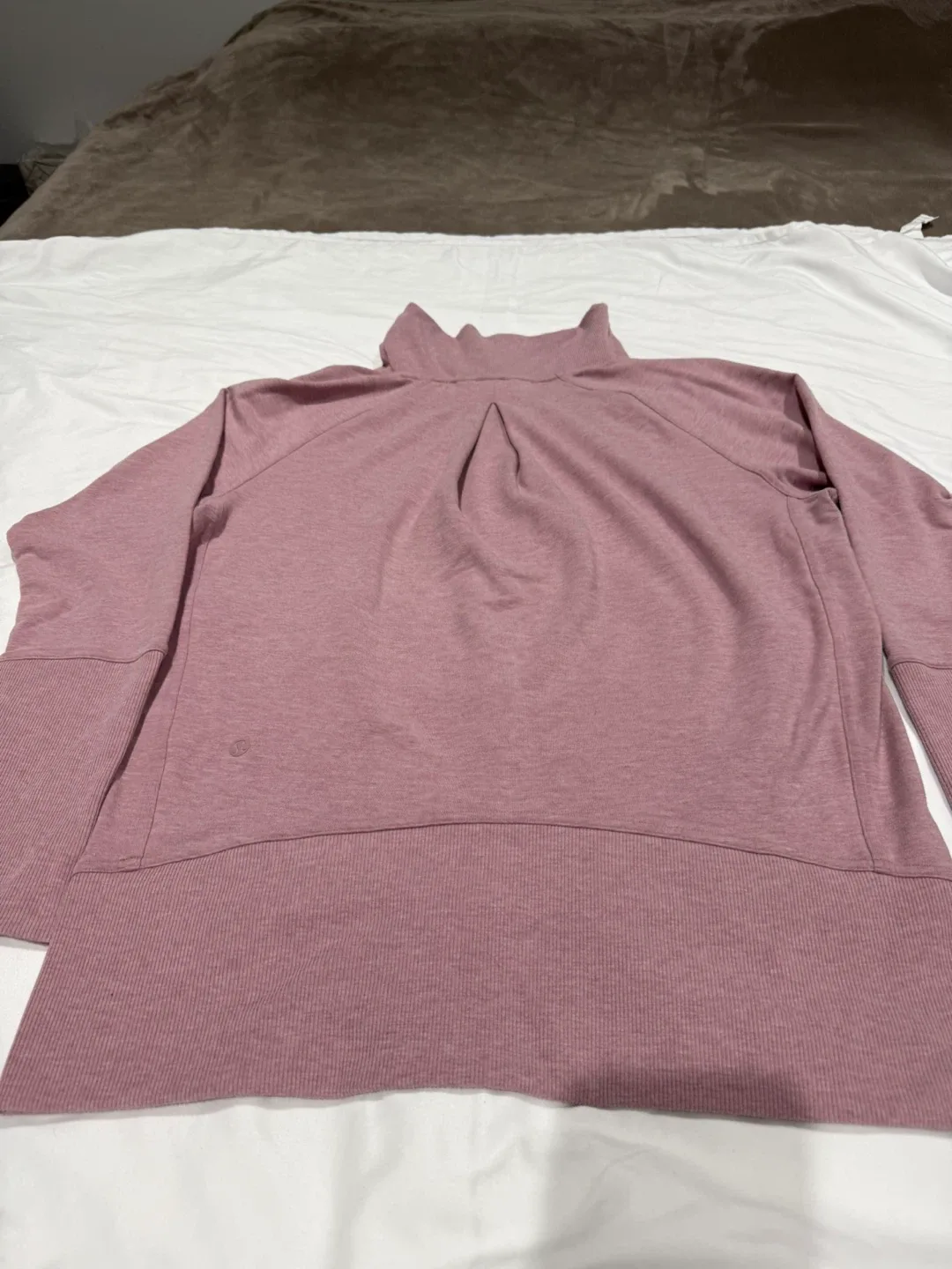 Lululemon Mauve Funnel Neck Pullover - Size 8 image indicator(4)