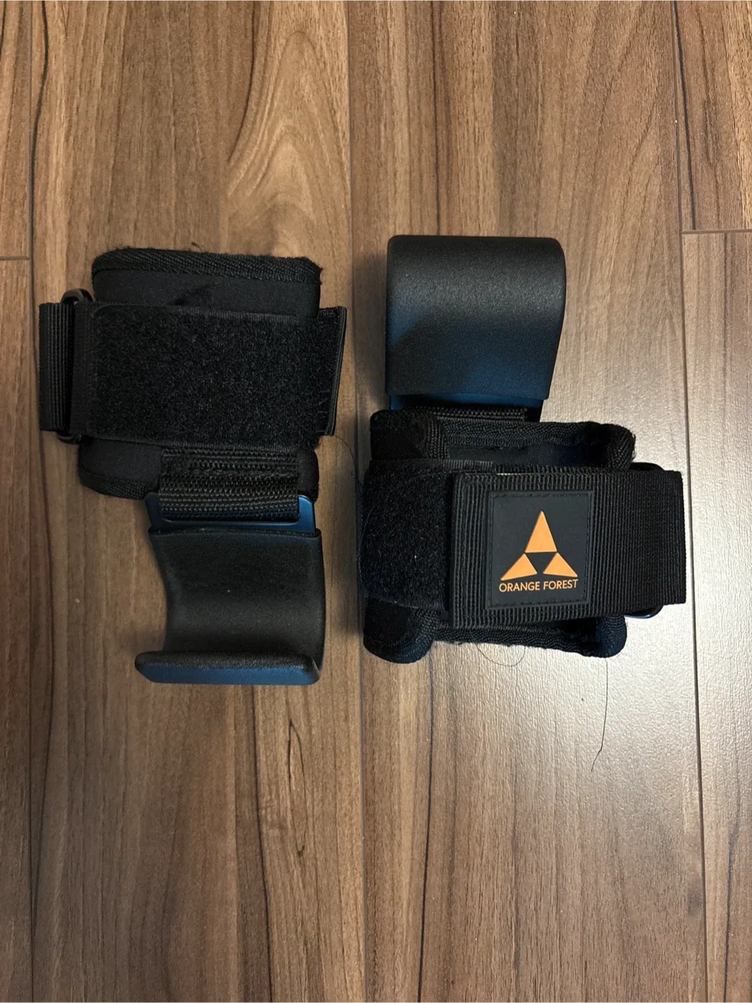 Orange Forest Weight Lifting Wrist Straps thumbnail