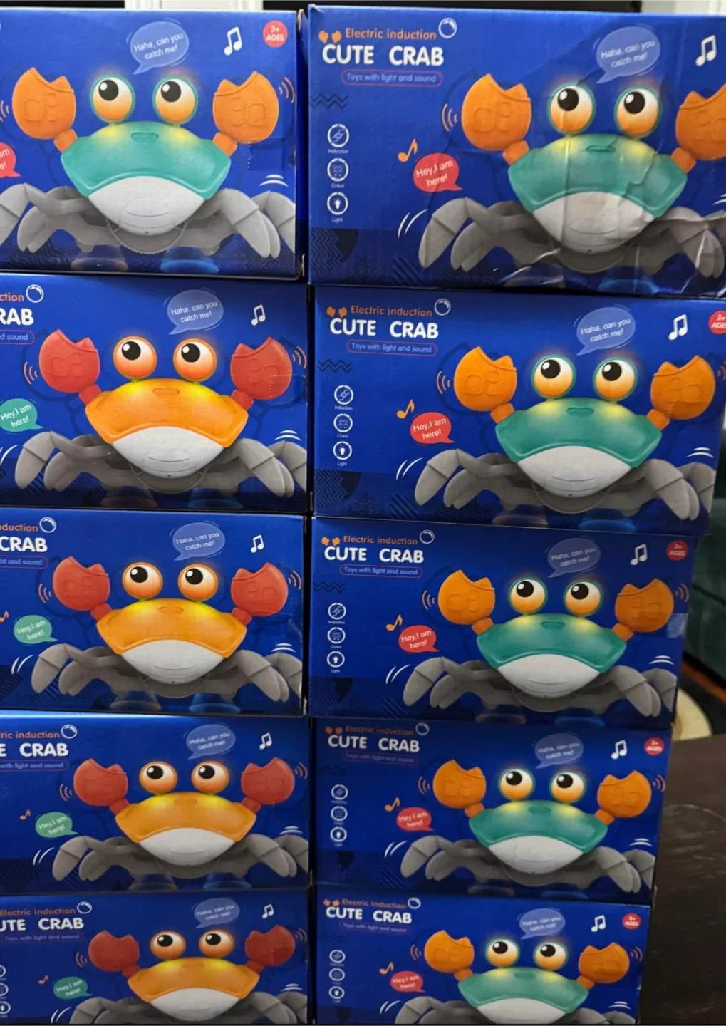 Electric Induction Cute Crab Toy image indicator(2)