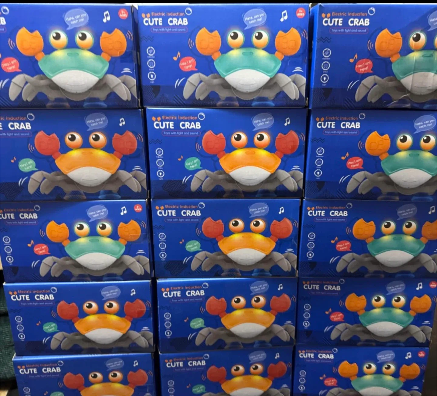 Electric Induction Cute Crab Toy image indicator(3)