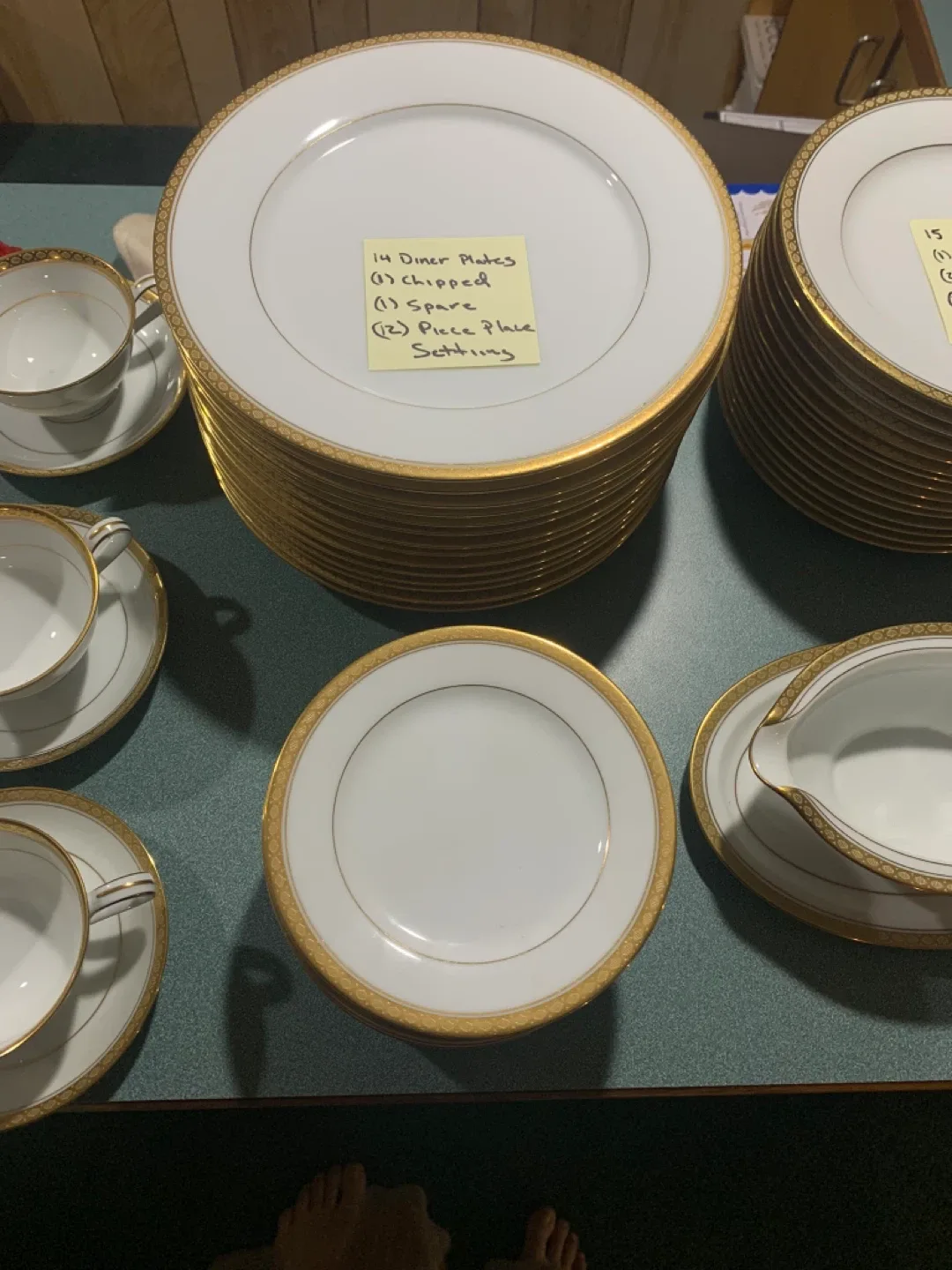 Vintage Noritake Richmond China 12 pc place settings