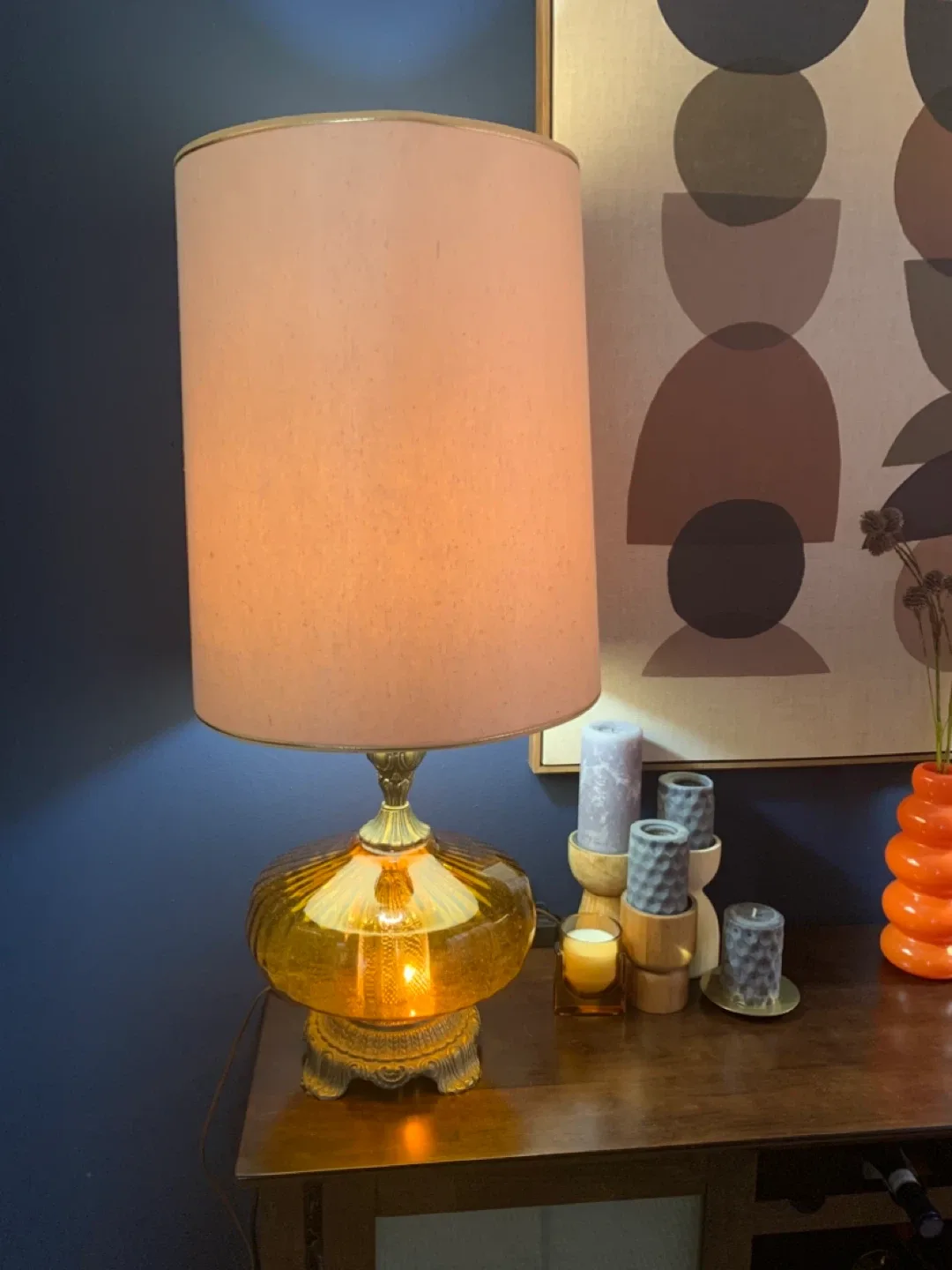 Pair of Vintage Hollywood Regency Lamps image indicator(3)