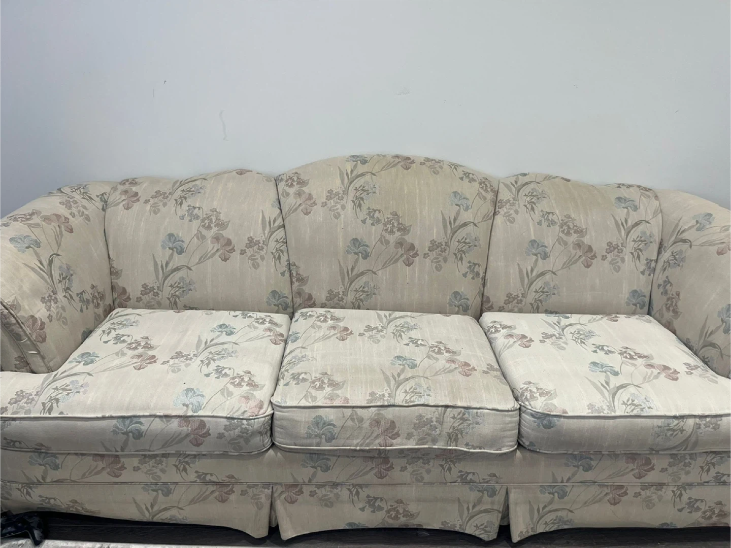 Floral Pattern Sofa and Loveseat Set