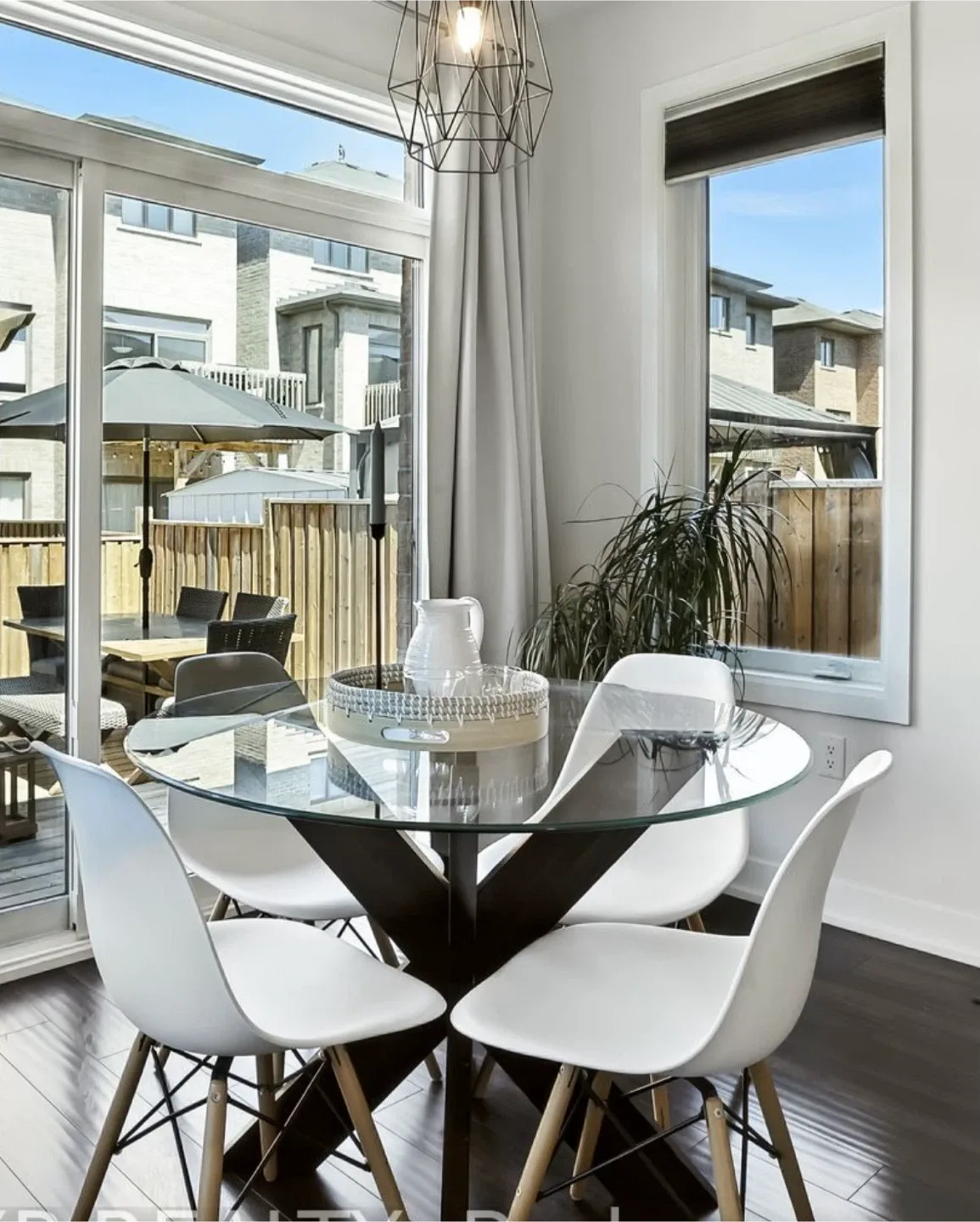 Round Glass Dining Table