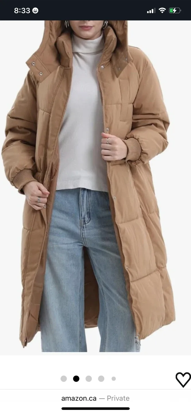 Amazon Puffit Long Puffer Jacket - XS image indicator(6)