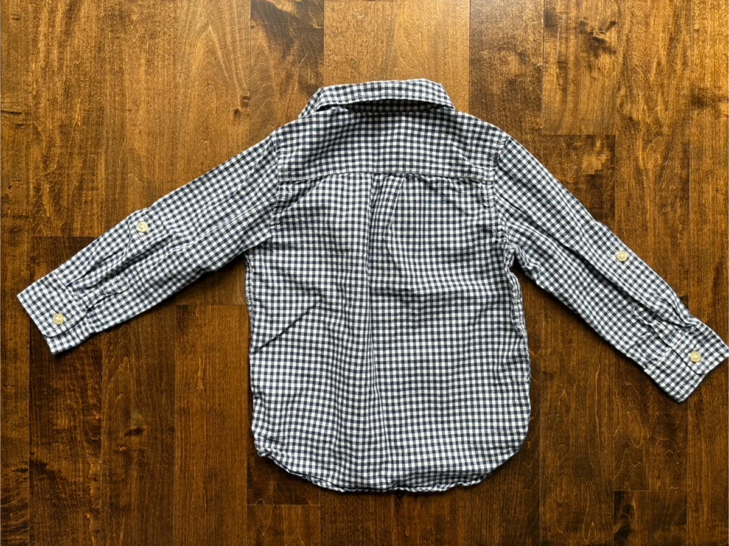 Baby Gap Checkered Button-Up Shirt - Size 4 Years image indicator(2)
