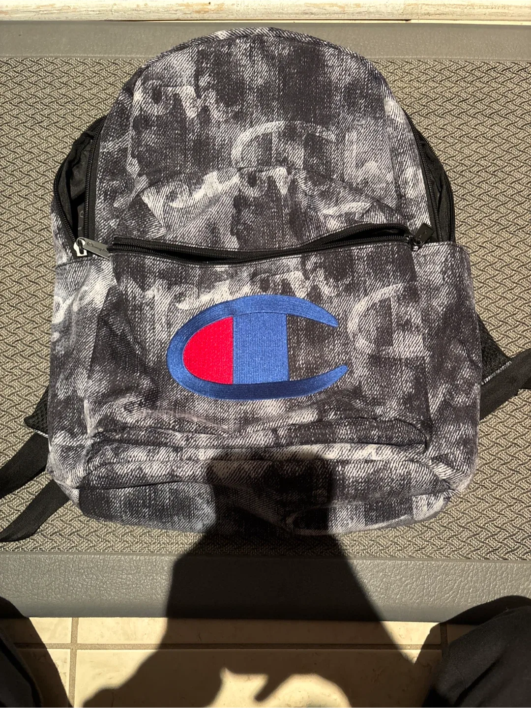 Champion Backpack - Black & White thumbnail