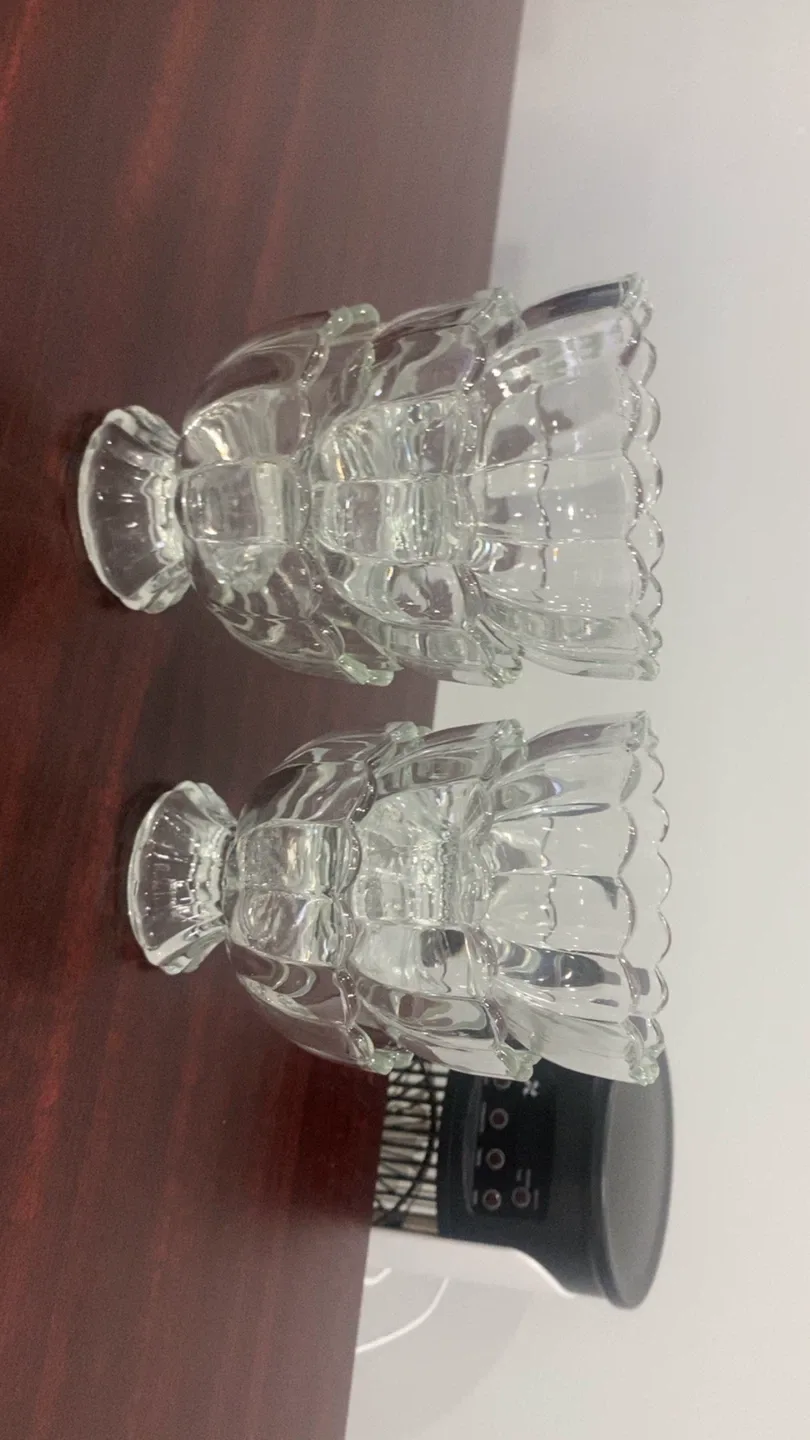 Set of 4 Clear Glass Dessert Bowls thumbnail