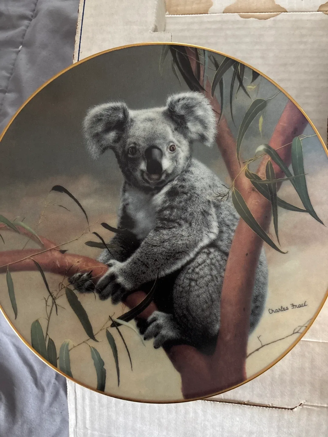 Charles Frace 'The Koala' Collector Plate image indicator(2)