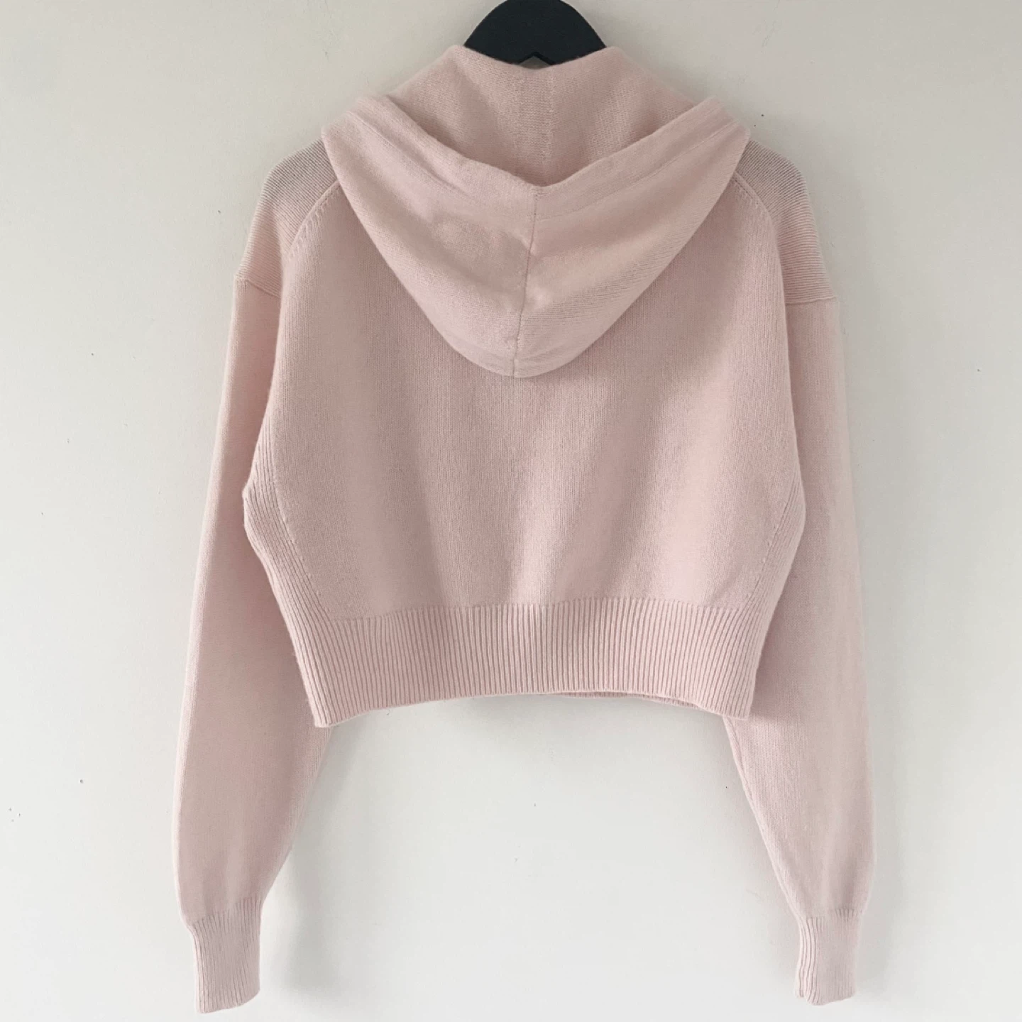 Aritzia TNA Wool Cashmere Cropped Zip-Up Hoodie - photo 2