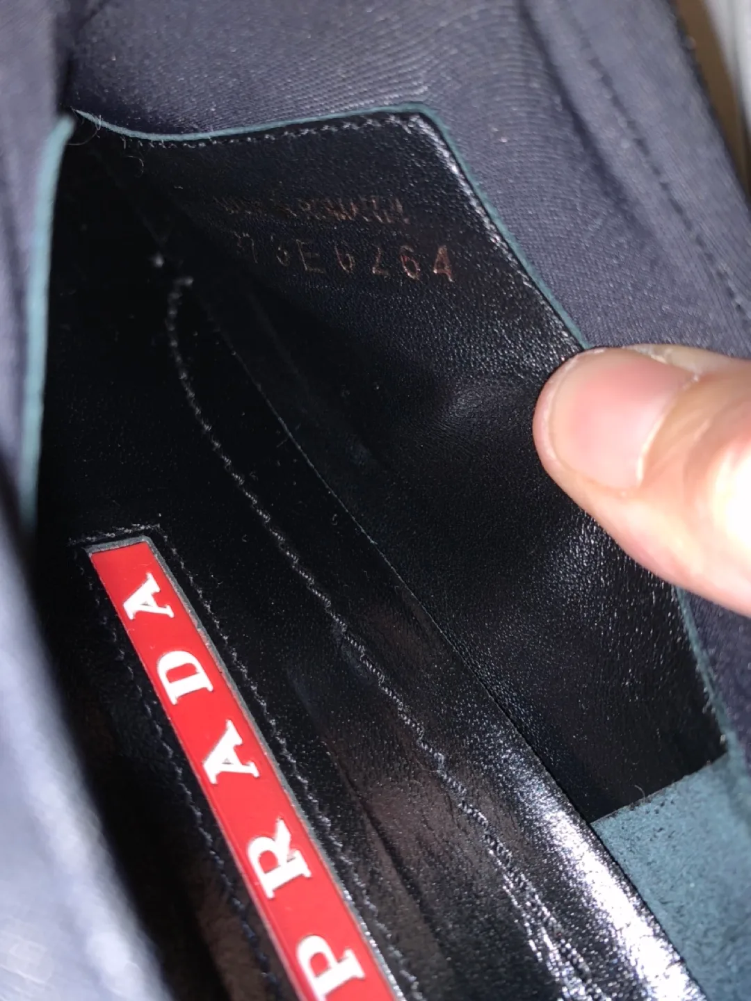 Prada Black Leather Platform Sneakers thumbnail