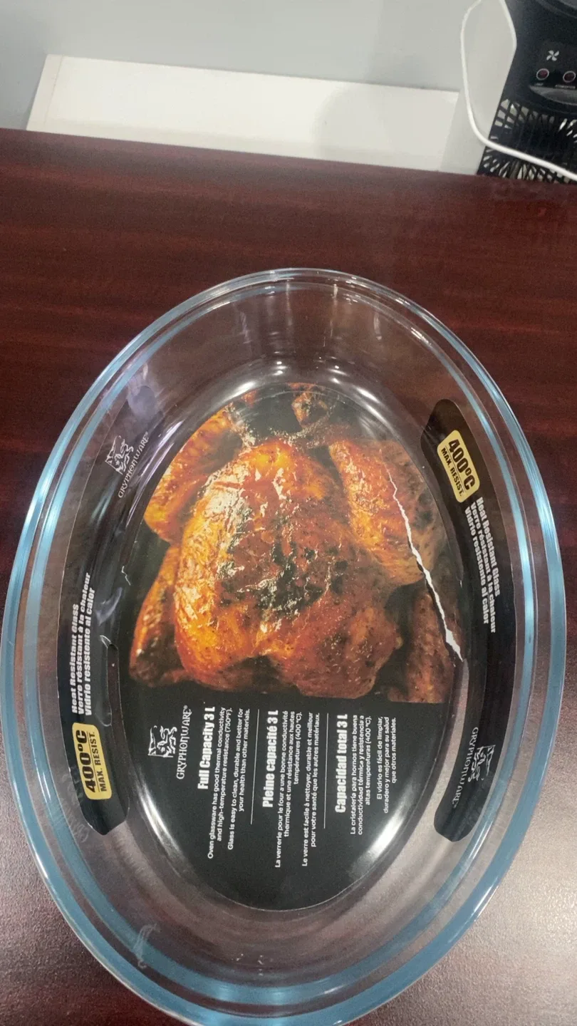 Gryphonware Glass Roasting Dish - 3L Capacity image indicator(4)