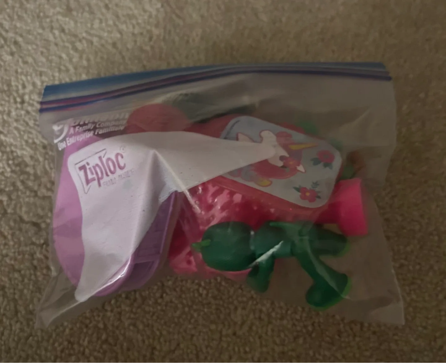 Ziploc Bag of Assorted Toys image indicator(7)