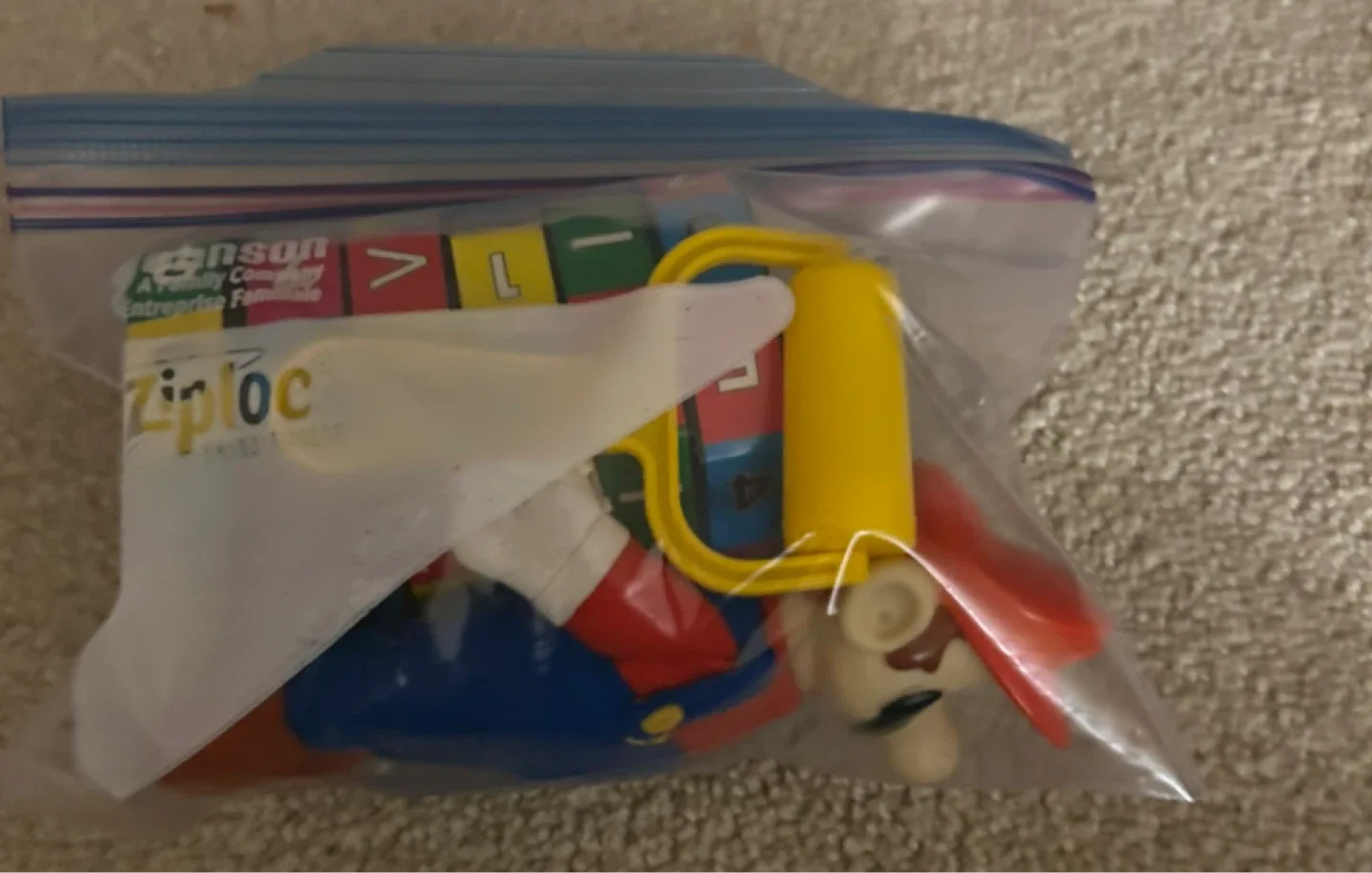 Ziploc Bag of Assorted Toys image indicator(10)