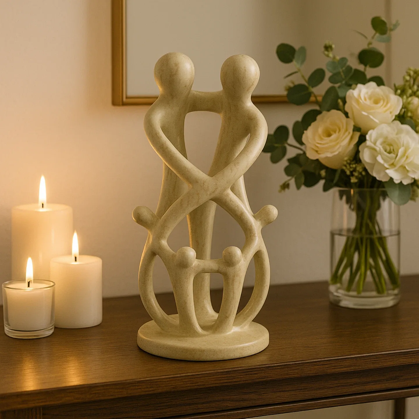 Abstract Stone Sculpture - Family & Love image indicator(3)