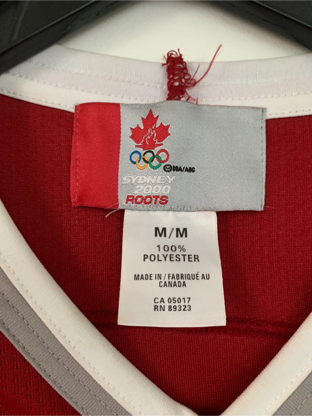 Roots Canada Sydney 2000 Olympics Hockey Jersey - M - photo 3