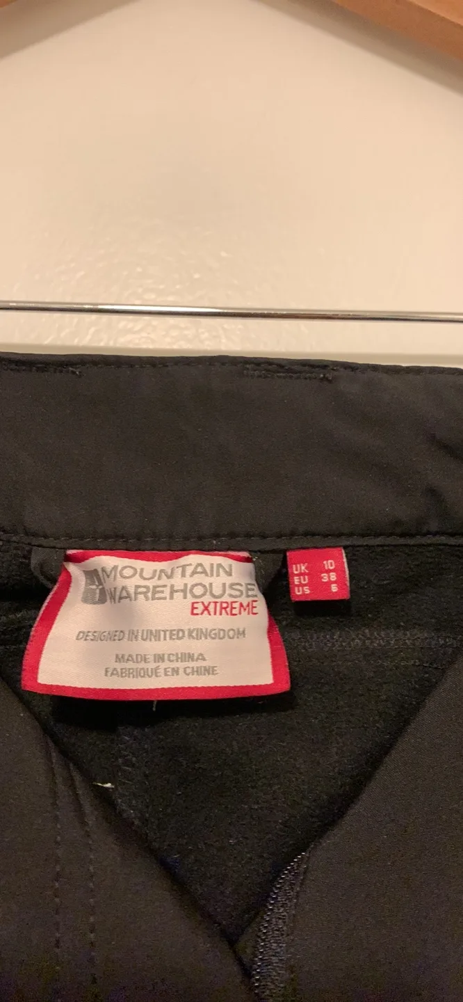 Mountain Warehouse Extreme Pants - Black, Size 6 image indicator(3)