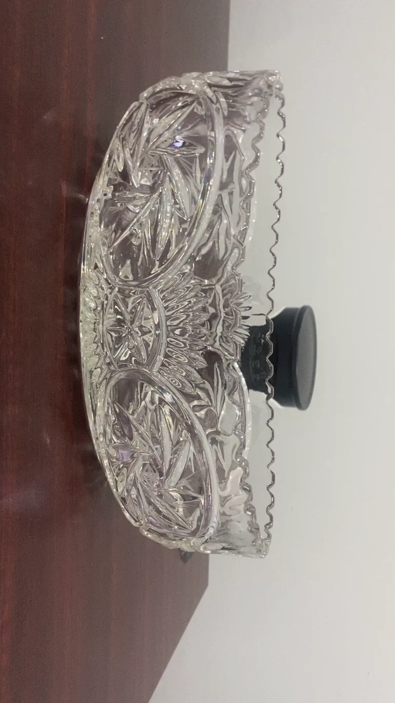 Decorative Clear Glass Bowl thumbnail