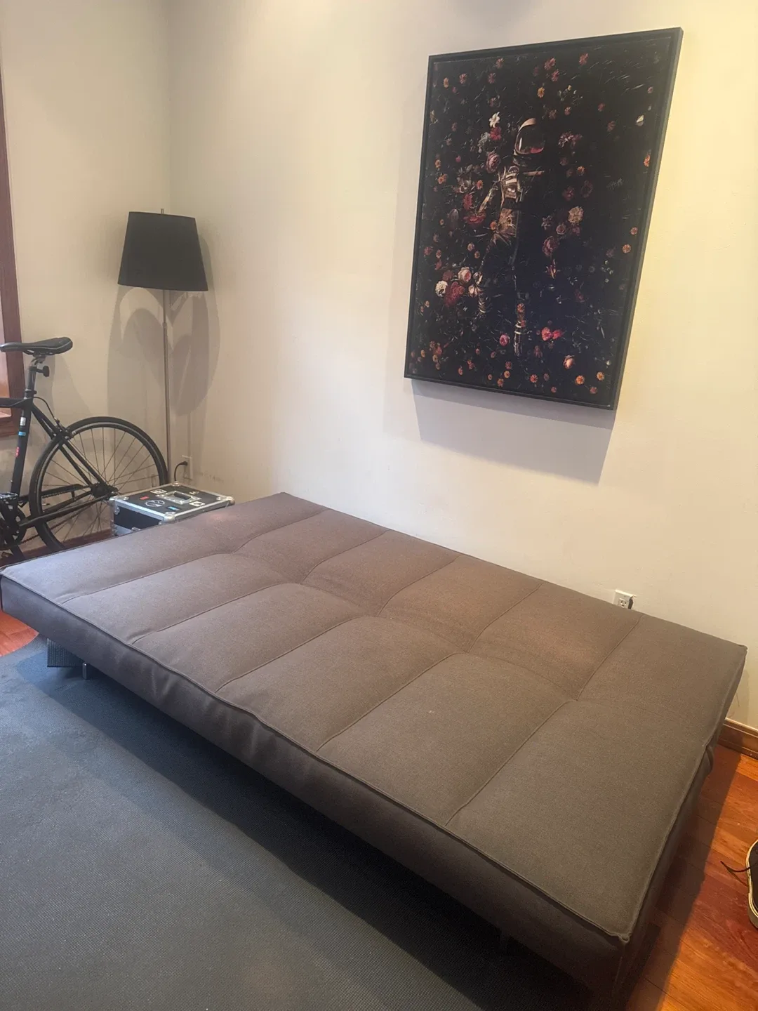 Gray CB] Futon Sofa Bed image indicator(2)