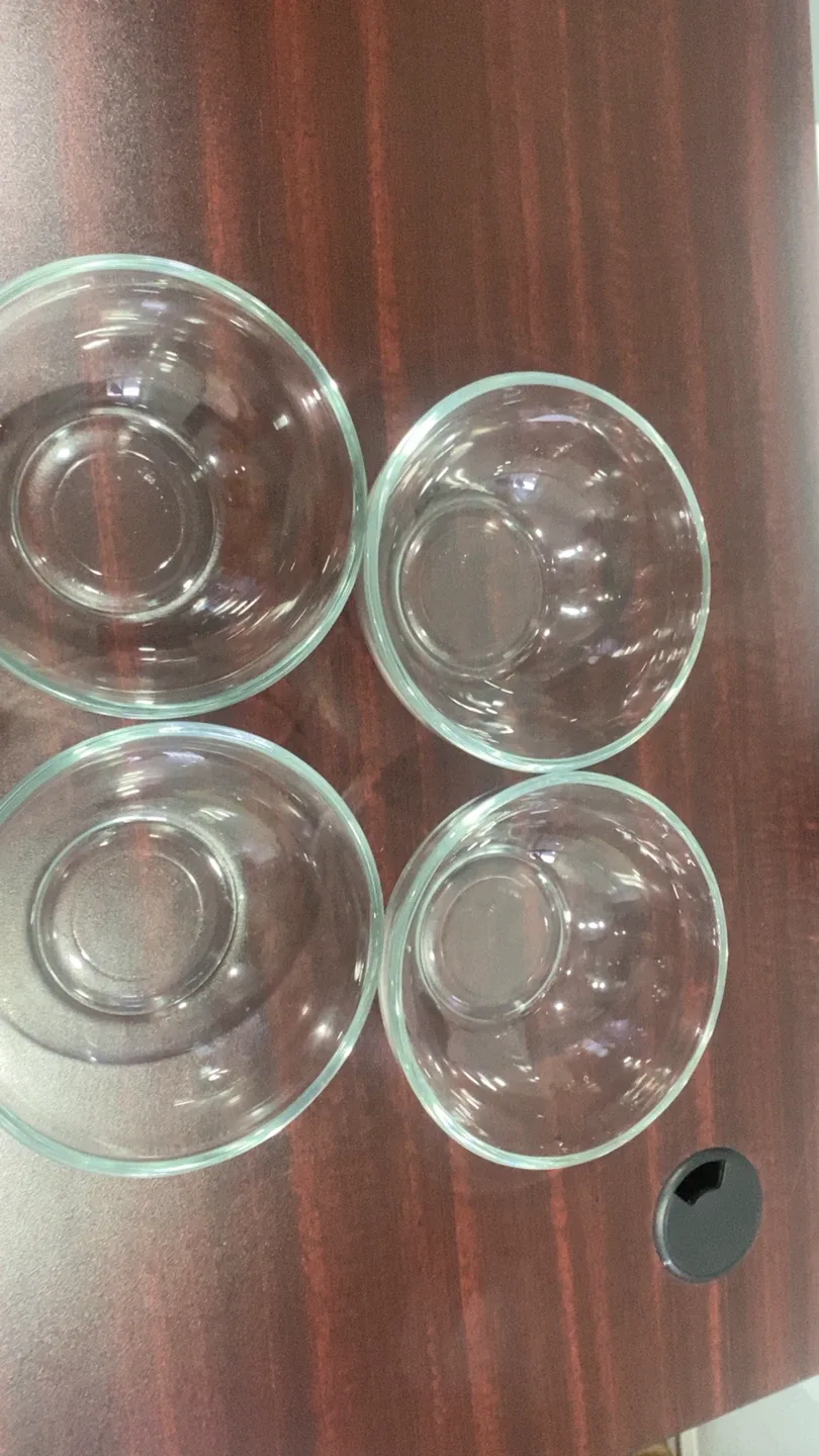 Set of 4 Glass Bowls - Great Condition! thumbnail