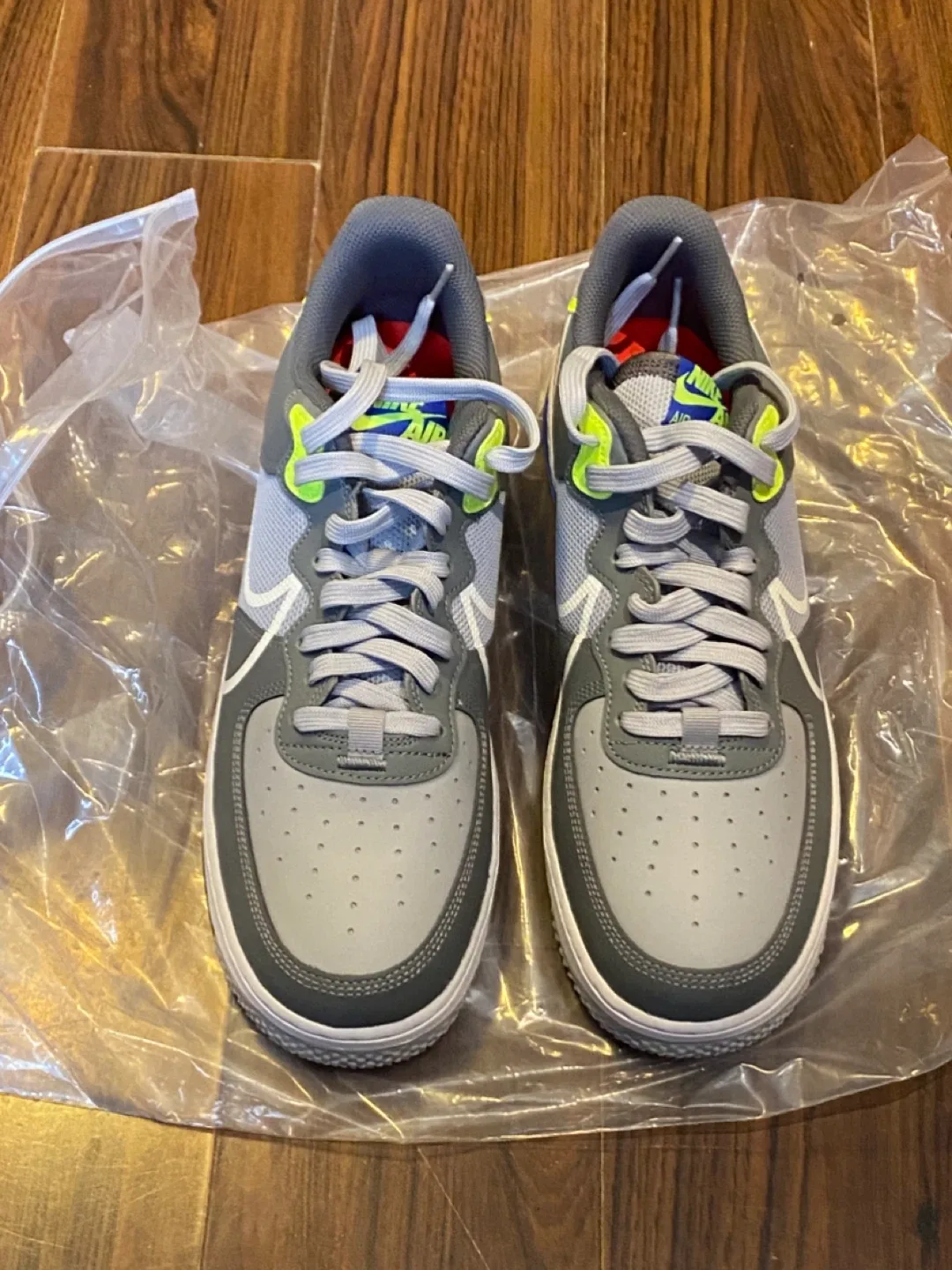 Nike Air Force 1 React Grey Sneakers