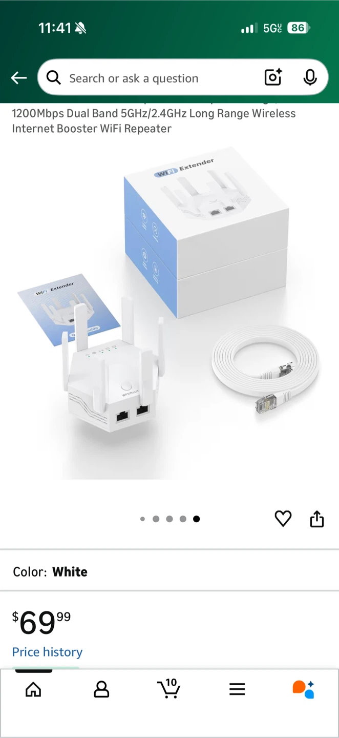 WiFi Extender - 1200Mbps Dual Band - photo 2