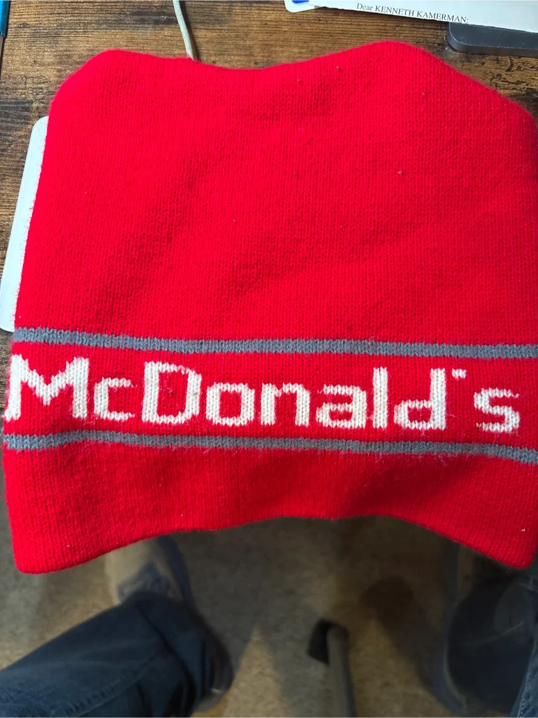 McDonald's Red Knit toque