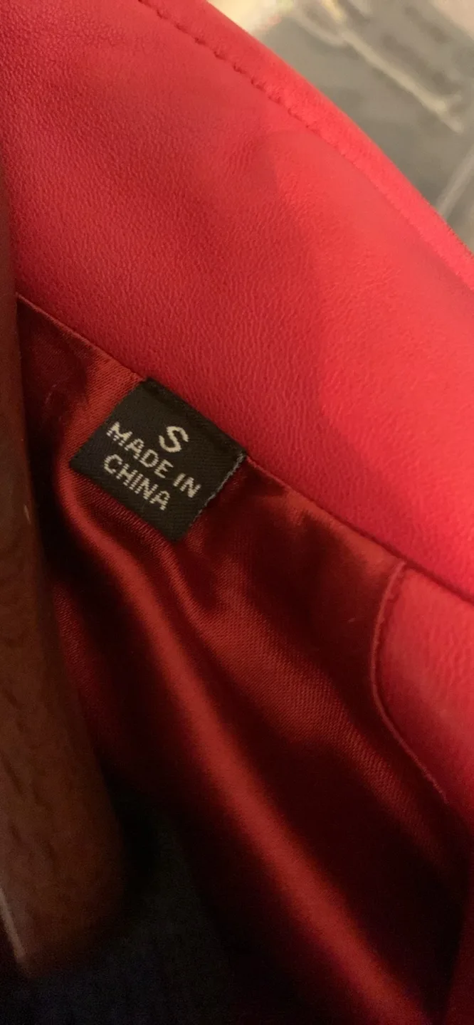 MARC Leather Jacket - Size Small - Red image indicator(5)