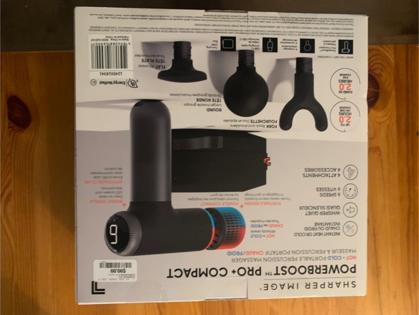 Sharper Image Powerboost Pro+ Compact Massager - photo 2
