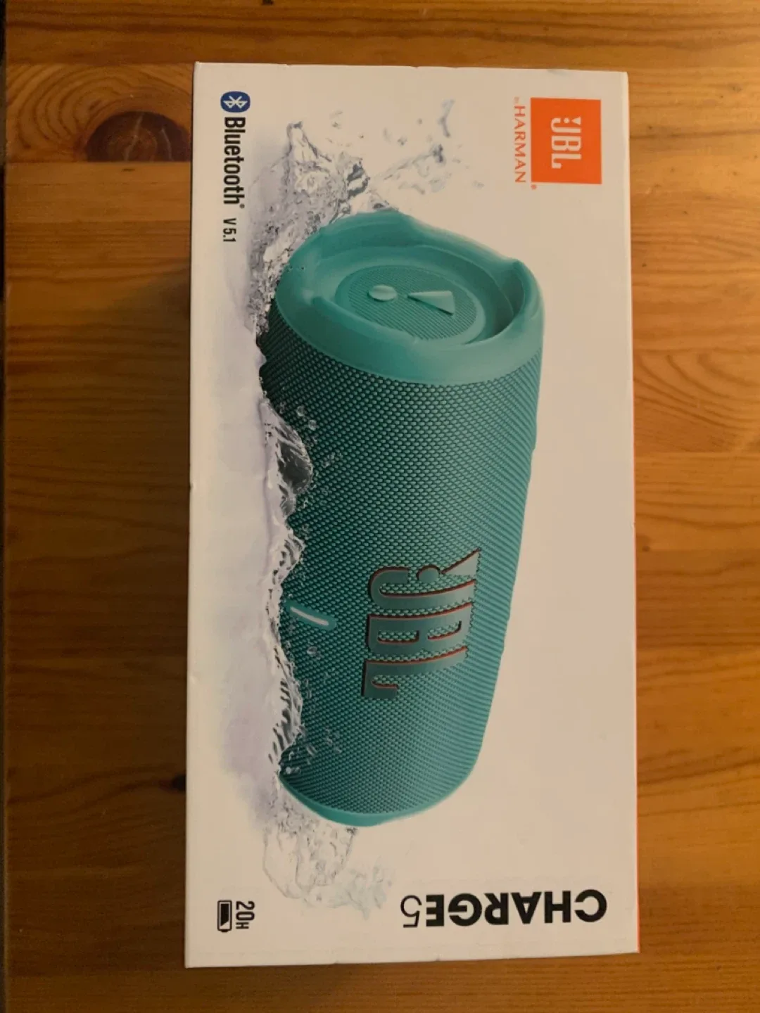 New JBL Charge 5 Bluetooth Speaker - Teal
