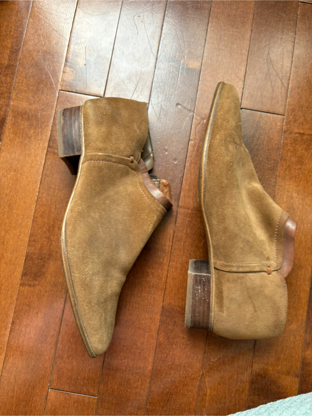 Vince Camuto Brown Suede Ankle Boots - Size 9 - photo 2