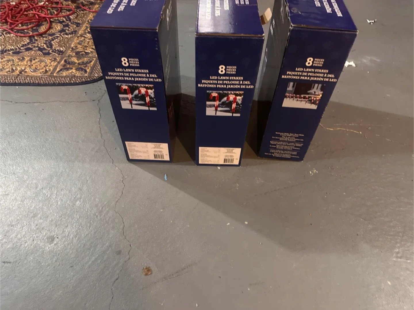 8-Piece LED Candy Cane Lawn Stakes - New! image indicator(2)