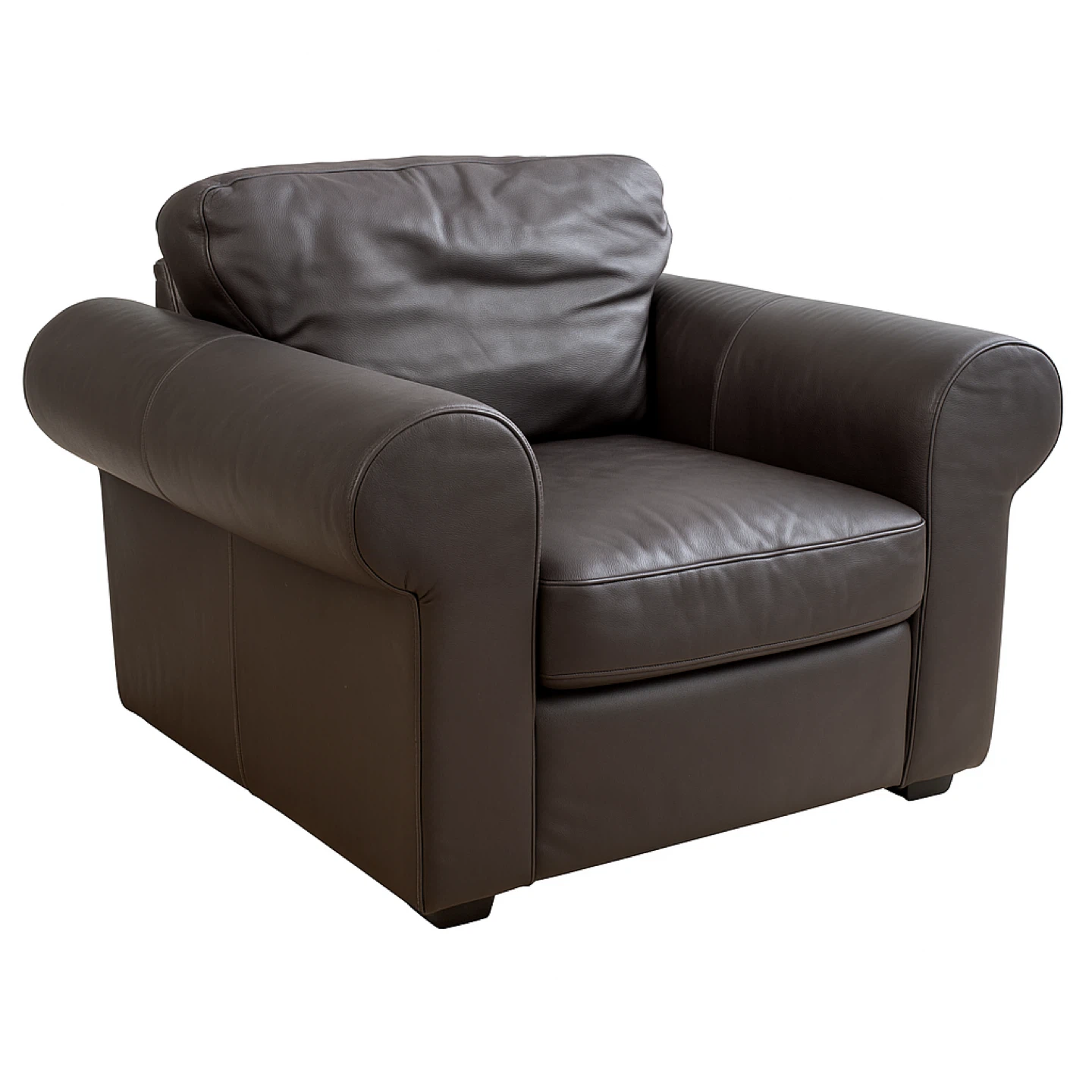 Brown Leather Armchair – Stylish, Comfy & Timeless!