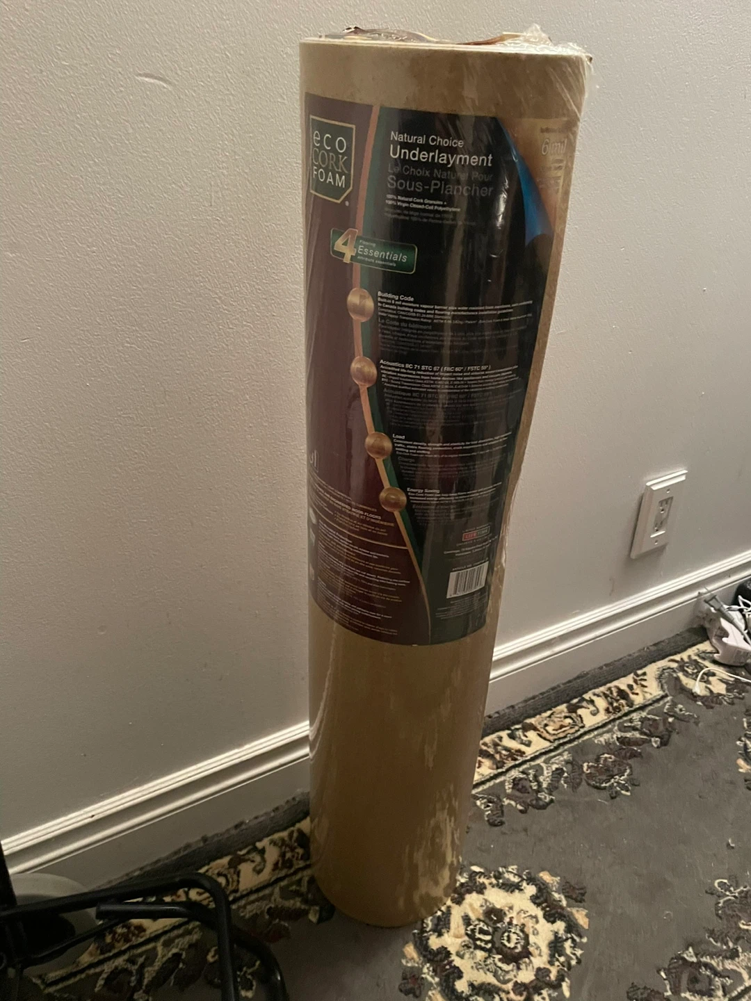 Eco Cork Foam Underlayment Roll (36" x 25") - photo 3