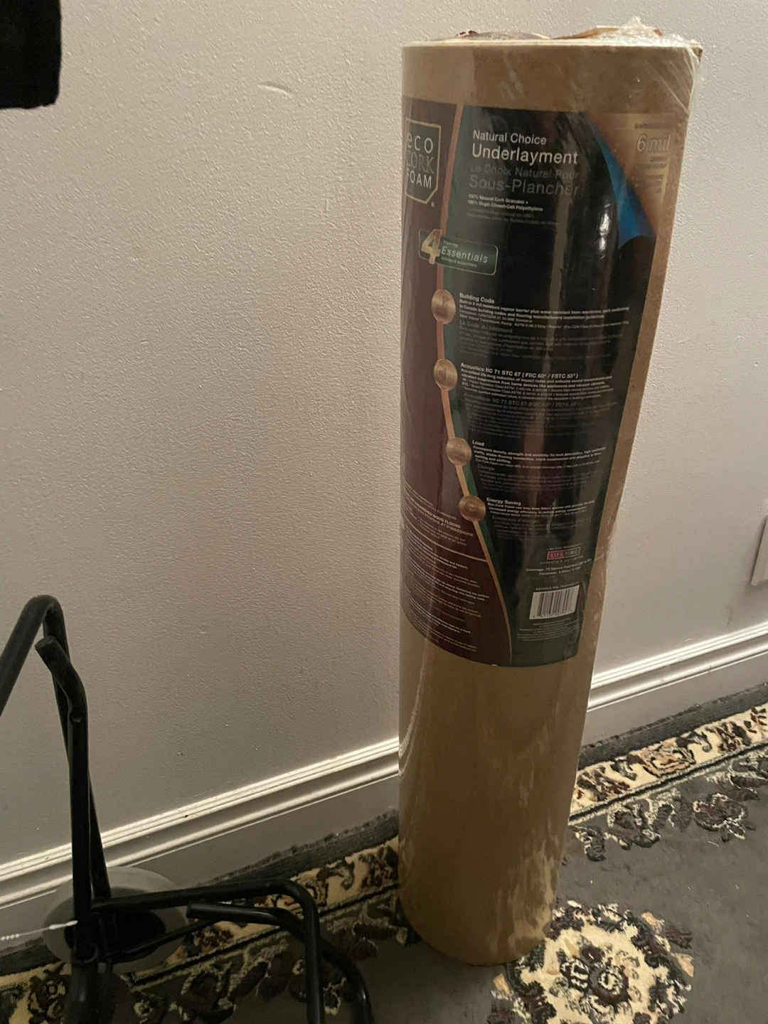 Eco Cork Foam Underlayment Roll (36" x 25") - photo 2