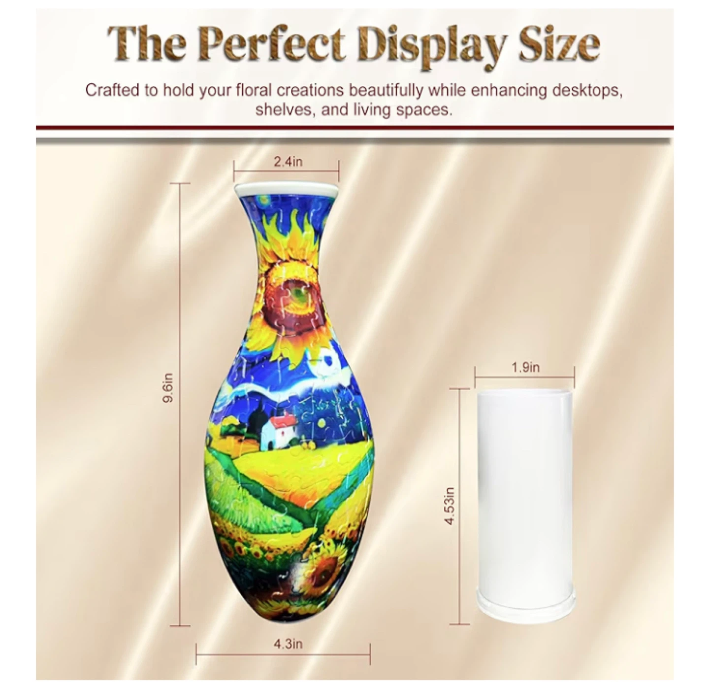 3D Puzzle Flower Vase - photo 2