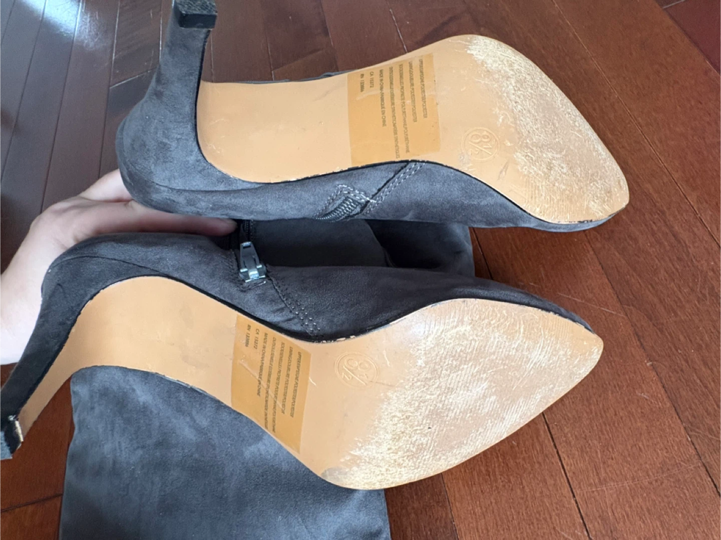 Target Grey Boots - Size 8.5 - photo 3