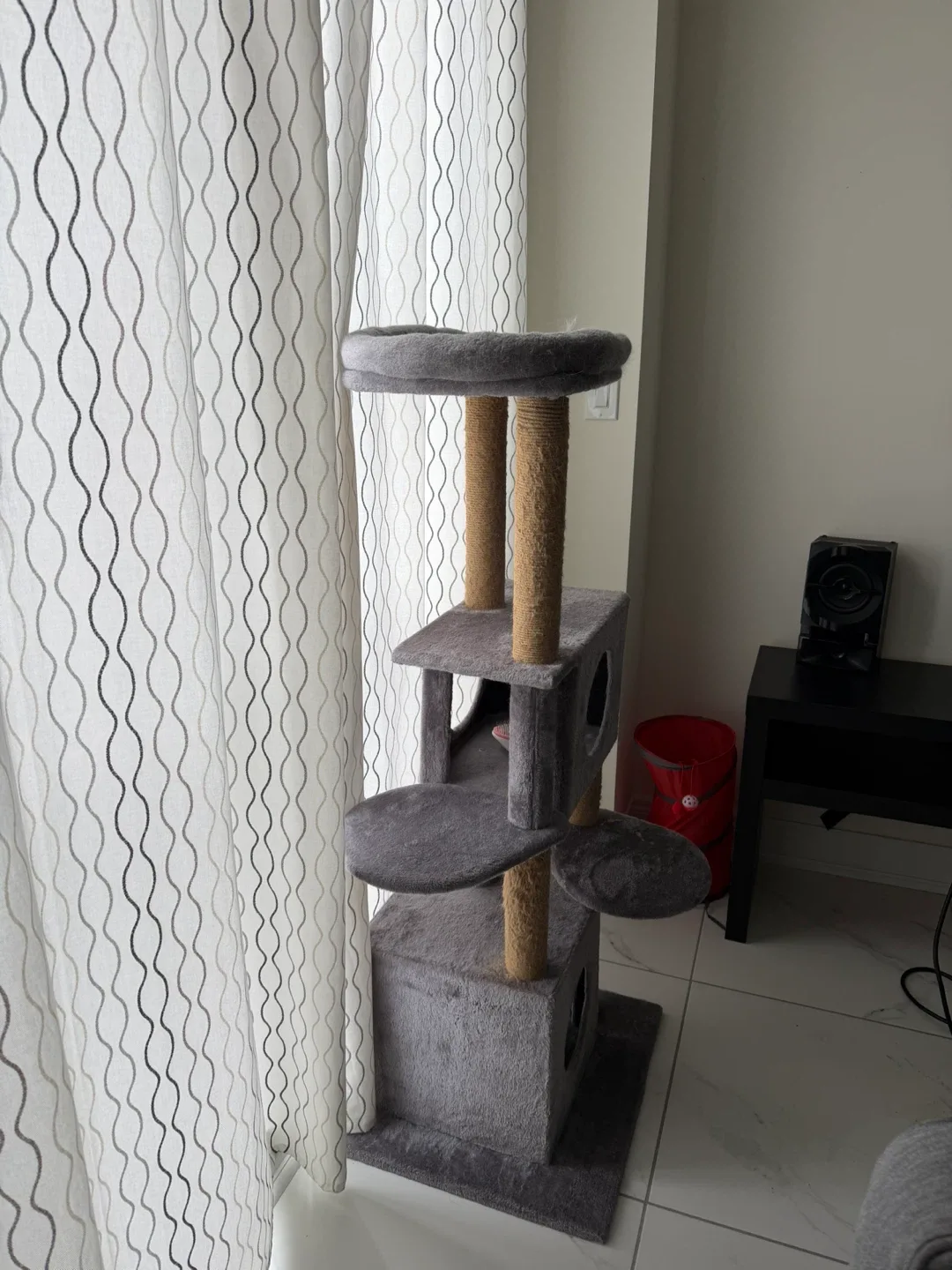 Cat Tree / Cat Tower - Grey image indicator(4)