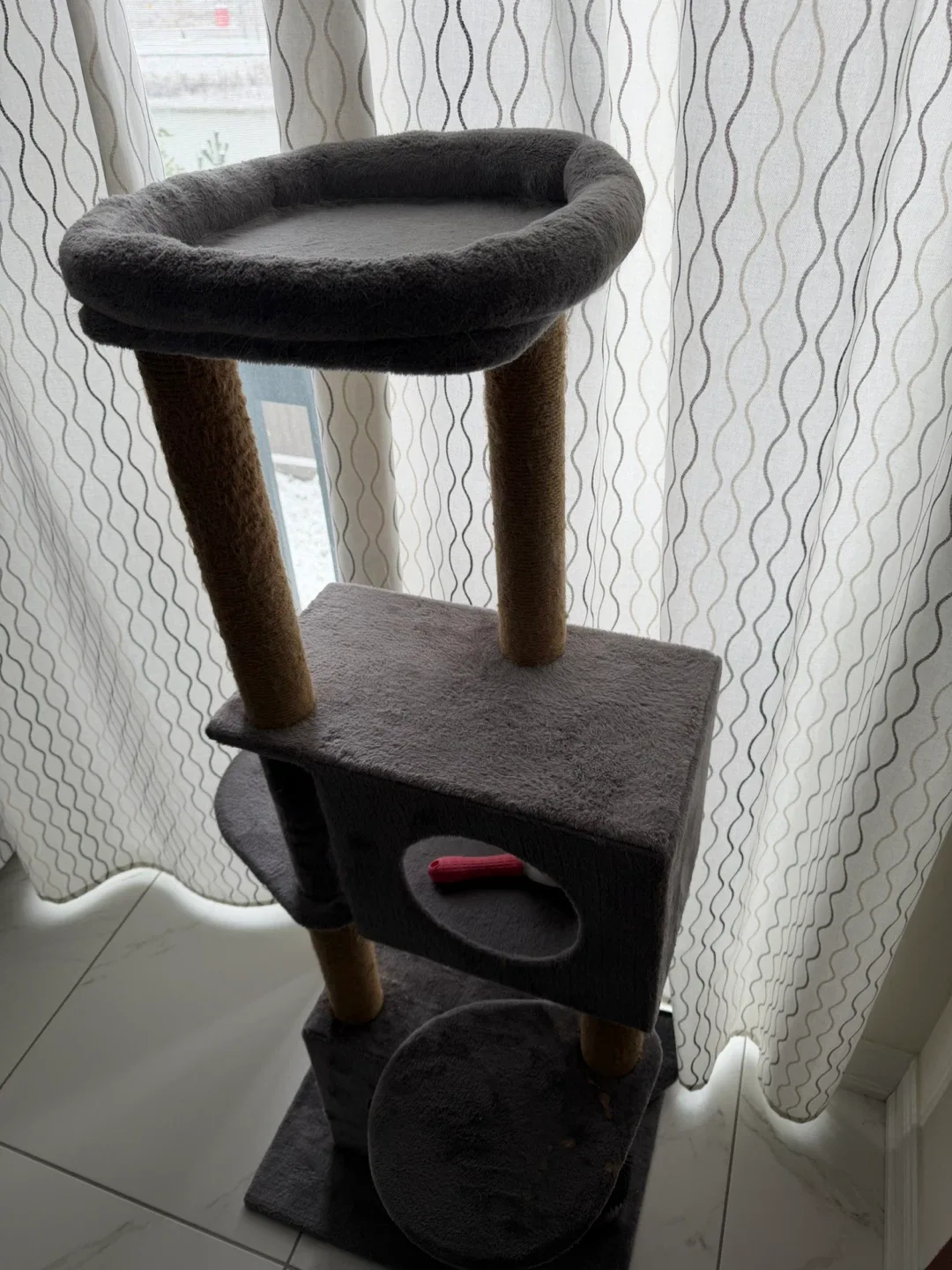 Cat Tree / Cat Tower - Grey image indicator(3)
