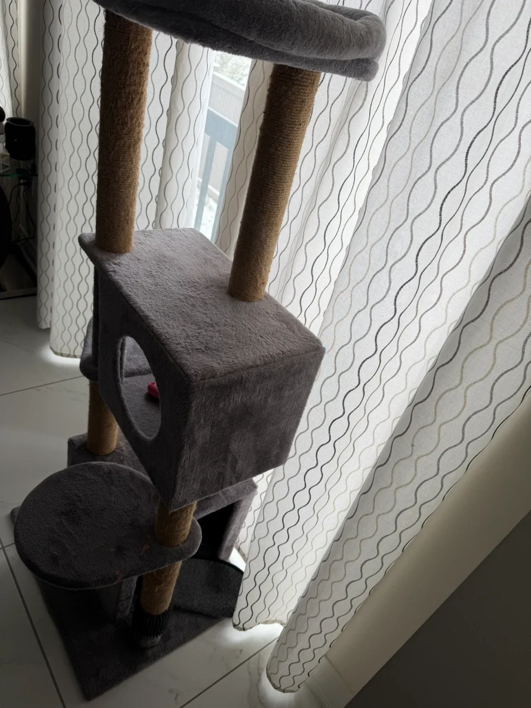 Cat Tree / Cat Tower - Grey image indicator(2)