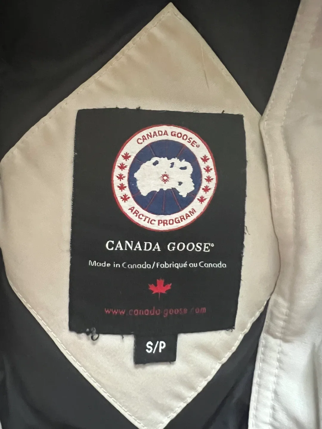Canada Goose Parka Long Jacket Coat - Size S Tan image indicator(4)